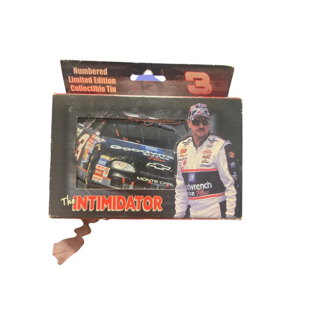 Dale Earnhardt Intimidator 2000 NASCAR Collectible Tin Playing Cards Sealed